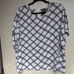 Bobeau Criss-Cross Top
